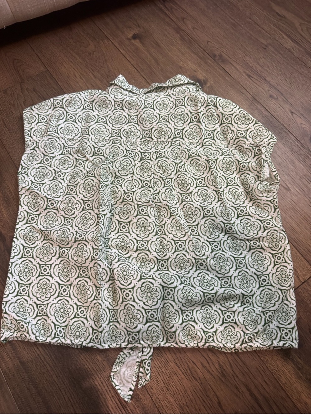 Talbots Button Front Blouse - Picture 3 of 4
